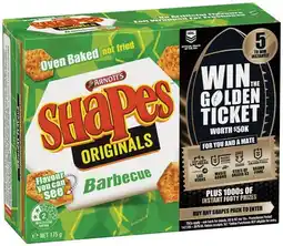 IGA Arnott’s Shapes 130‑190g or Jatz Minis 170g Selected Varieties offer