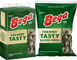 IGA Bega Block or Grated Cheese 500g Selected Varieties offer