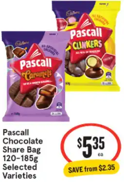 IGA Pascall Chocolate Share Bag offer