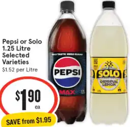 IGA Pepsi or Solo offer