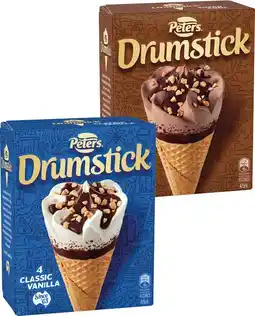IGA Peters Drumstick 4 Pack or Mini 6 Pack Selected Varieties offer