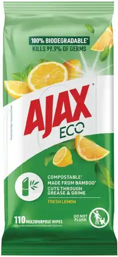IGA Ajax Multipurpose Wipes 110 Pack Selected Varieties offer