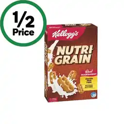 Woolworths Kellogg’s Nutri-Grain 290g offer