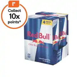Woolworths Red Bull Energy Drink 4 x 250ml offer