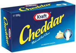 IGA Kraft Cheddar Cheese 500g offer