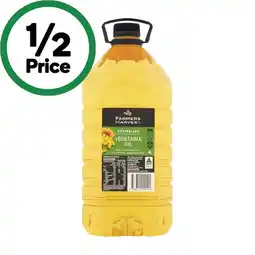 Woolworths Farmers Harvest Vegetable or Canola Oil 4 Litre offer