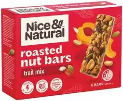 IGA Nice & Natural Nut Bars 6 Pack Selected Varieties offer