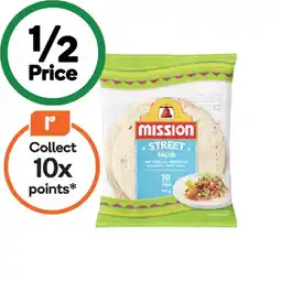 Woolworths Mission Street Tacos 375g Pk 10 offer