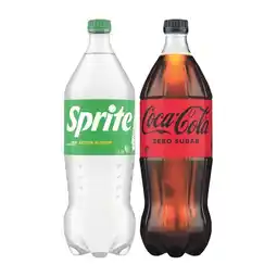 Woolworths Coca-Cola Classic, Zero Sugar or Diet, Fanta or Sprite Soft Drink Varieties 1.25 Litre offer