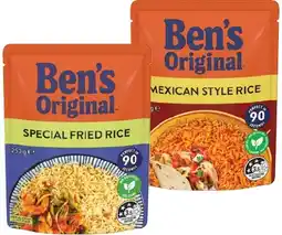 IGA Ben’s Original Flavoured Rice 240‑250g Selected Varieties offer