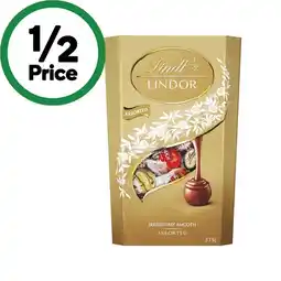 Woolworths Lindt Lindor Cornet 327-333g offer