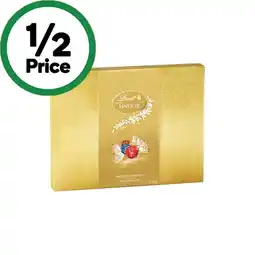Woolworths Lindt Lindor Chocolate Box 235g offer