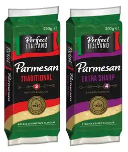 IGA Perfect Italiano Parmesan or Romano Cheese Block 200g Selected Varieties offer