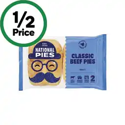 Woolworths National Pies 360g Pk 2 – From the Deli – Excludes Sausage Rolls & Pasties offer