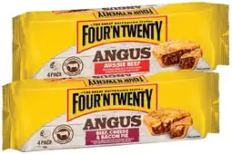 IGA Four’N Twenty Angus Beef Pies 4 Pack Selected Varieties offer