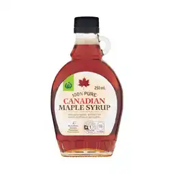 Woolworths Woolworths Maple Syrup 250ml offer