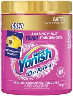 IGA NapiSan Vanish Oxi Advance Laundry Booster 1kg offer