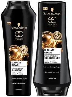 IGA Schwarzkopf Extra Care Hair Repair Shampoo or Conditioner 400mL Selected Varieties offer