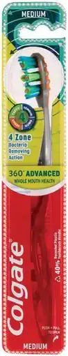 IGA Colgate 360° Advanced Toothbrush Medium 1 Pack offer