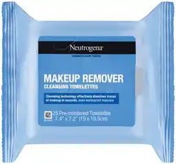 IGA Neutrogena Makeup Remover Cleansing Towelettes 25 Pack Selected Varieties offer
