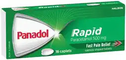 IGA Panadol Rapid Paracetamol 500mg Caplets 16 Pack offer