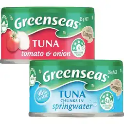 Woolworths Greenseas Tuna 95g offer