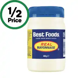 Woolworths Best Foods Mayonnaise 405g offer