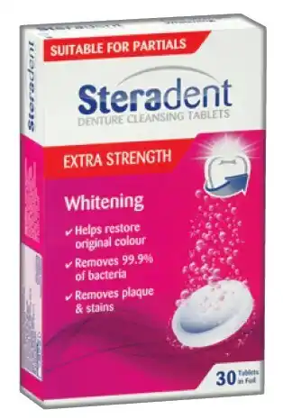 IGA Steradent Extra Strength Denture Cleansing Tablets 30 Pack offer