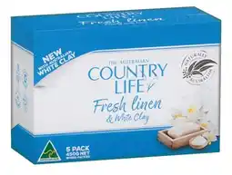 IGA Country Life Bar Soap 5 Pack Selected Varieties offer