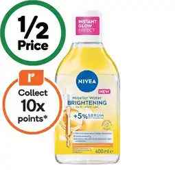 Woolworths Nivea Micellar Water 400ml offer
