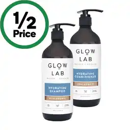 Woolworths Glow Lab Shampoo or Conditioner 600ml offer