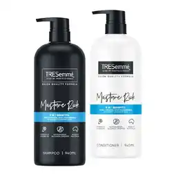 Woolworths TRESemme Shampoo or Conditioner 940ml offer