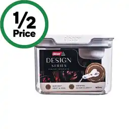 Woolworths Decor Design Series Oblong Pantry Storage 920ml offer