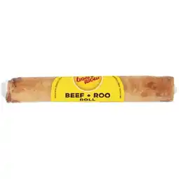 Woolworths Bow Wow Beef + Roo Roll Dog Treat Pk 1 offer
