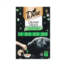 Woolworths Dine Creamy Cat Treats Pk 4 x 12g offer