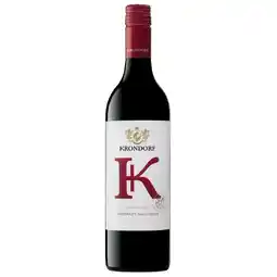 Woolworths K by Krondorf Barossa Cabernet Sauvignon 750mL offer