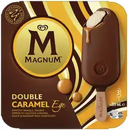 IGA Streets Magnum Double Caramel Ego 3 Pack offer