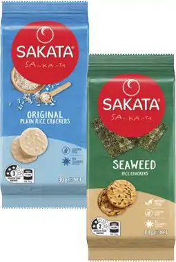 Coles Sakata Rice Crackers 80g-90g offer