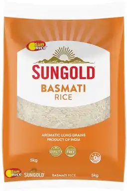 Coles Sungold Basmati Rice 5kg offer