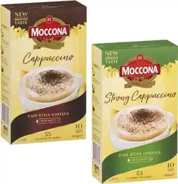 Coles Moccona Café Classics Coffee Sachets 10 Pack offer