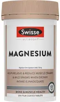 Coles Swisse Ultiboost Magnesium Tablets 200 Pack offer