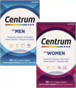 Coles Centrum Multivitamin Tablets 60 Pack offer