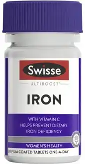 Coles Swisse Ultiboost Iron Tablets 30 Pack offer
