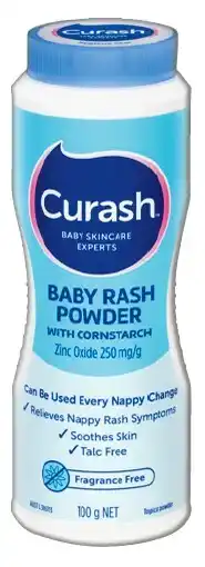 IGA Curash Fragrance Free Baby Rash Powder 100g offer