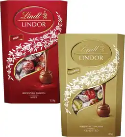 Coles Lindt Cornet 333g offer