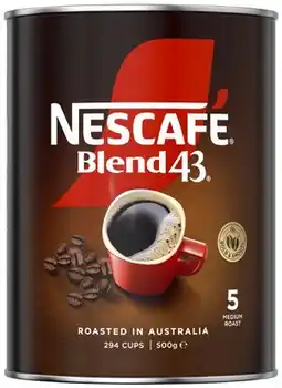 Coles Nescafé Blend 43 500g offer