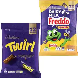 Coles Cadbury Sharepack 120g-180g offer
