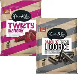 Coles Darrell Lea Liquorice or Twists 260g-280g offer