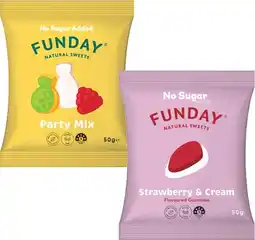 Coles Funday No Sugar Lollies 50g offer