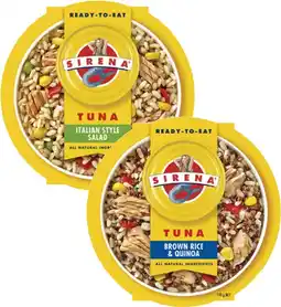 Coles Sirena Tuna Ready Meal 170g offer